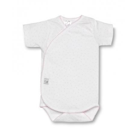 BimbiDreams Body croisé manches Courte 6mois stars rose