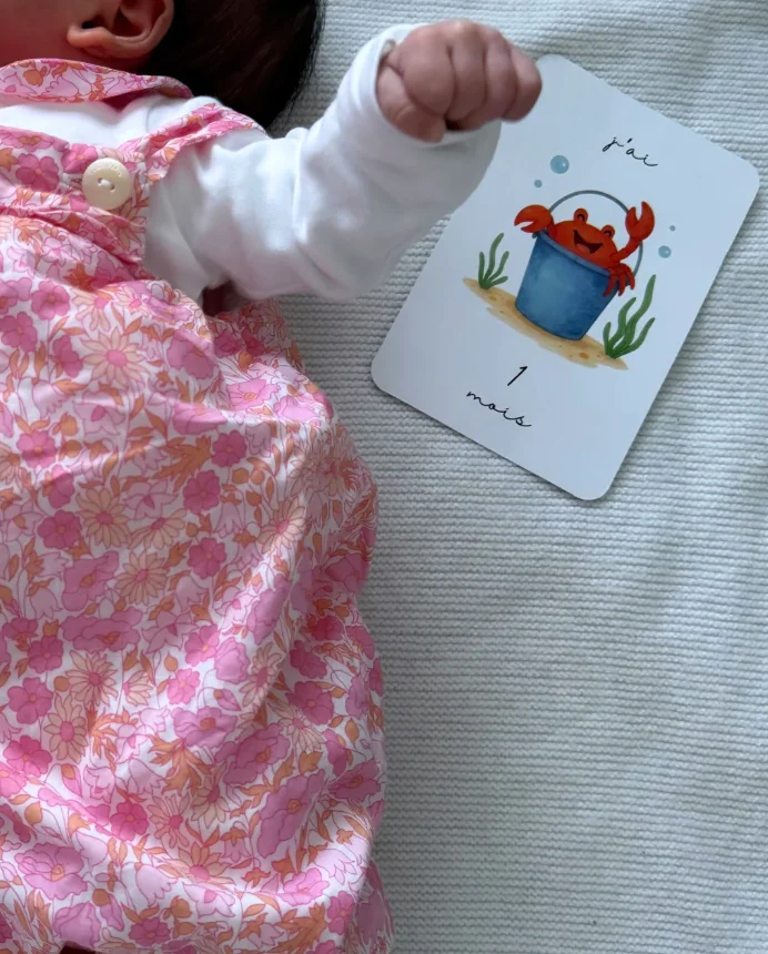 Gribouille Cartes étapes premiers mois de bébé - image 3