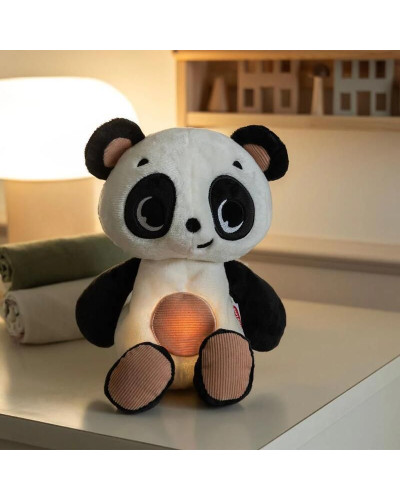 Tiny Love Peluche veilleuse Snuggly Buddy Panda Black & White - image 3
