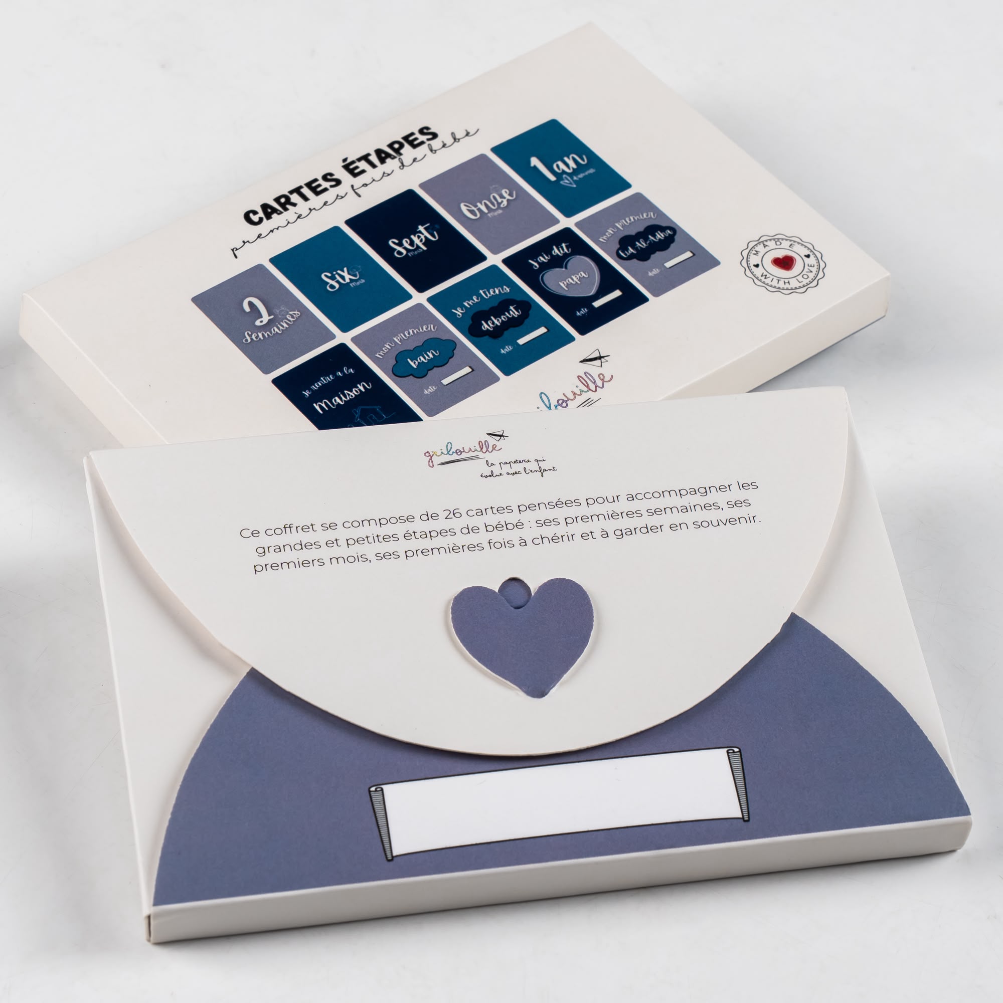 Gribouille Cartes étapes premières fois de bébé - image 2