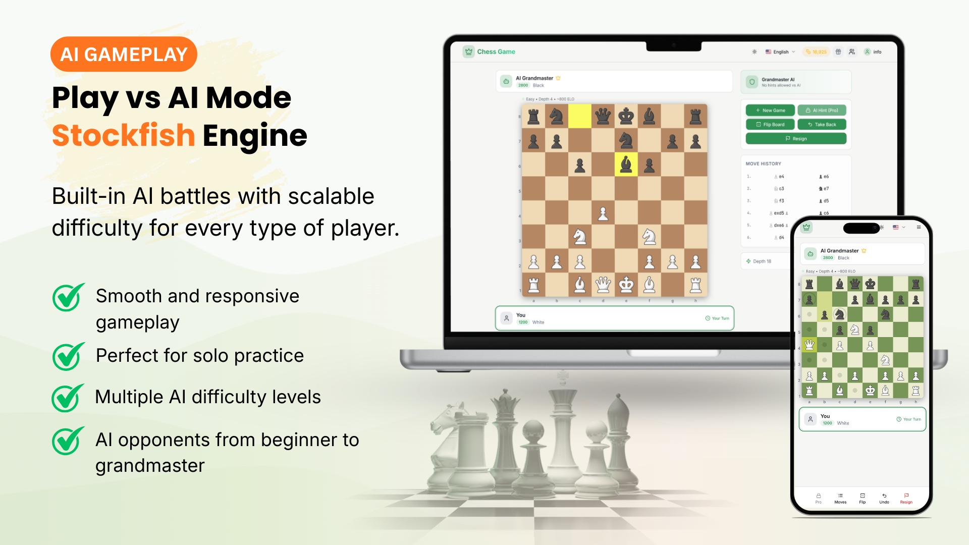 Play vs AI Mode