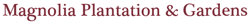 Magnolia Plantation and Gardens logo