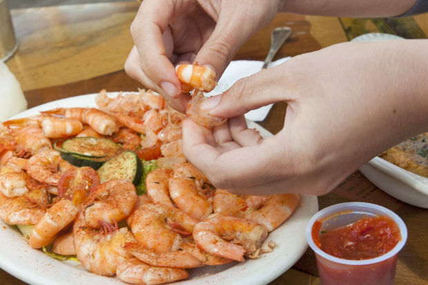 The freshest shrimp is served at the best seafood dining in Charleston, South Carolina.