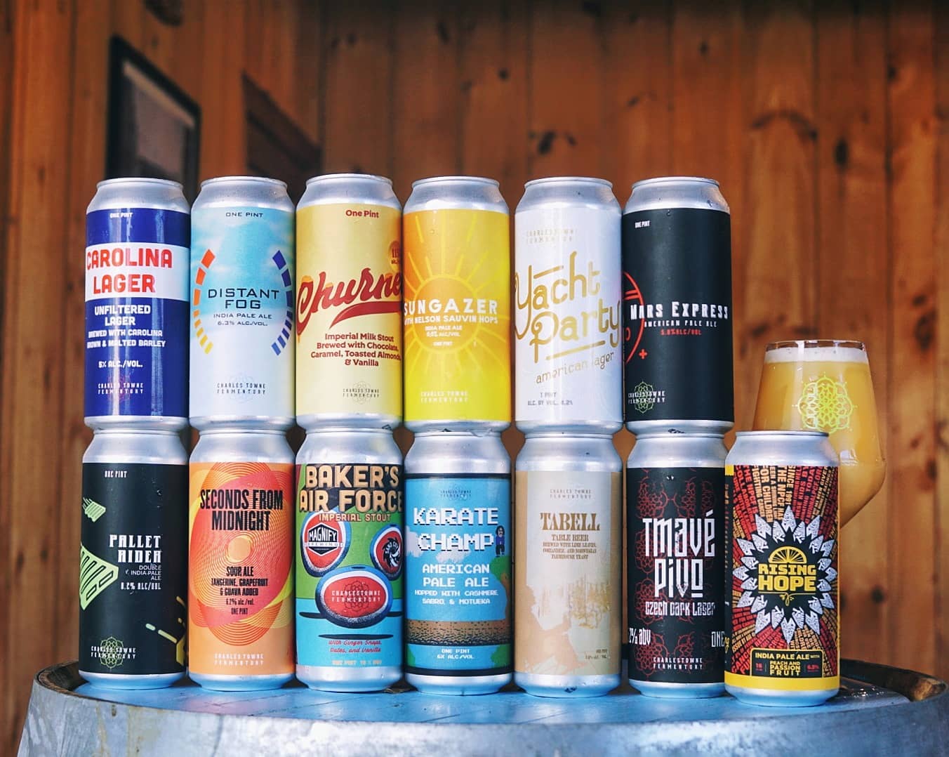 One of the most fun Charleston breweries, Charles Towne Fermentory offers a huge selection of lagers and ales.