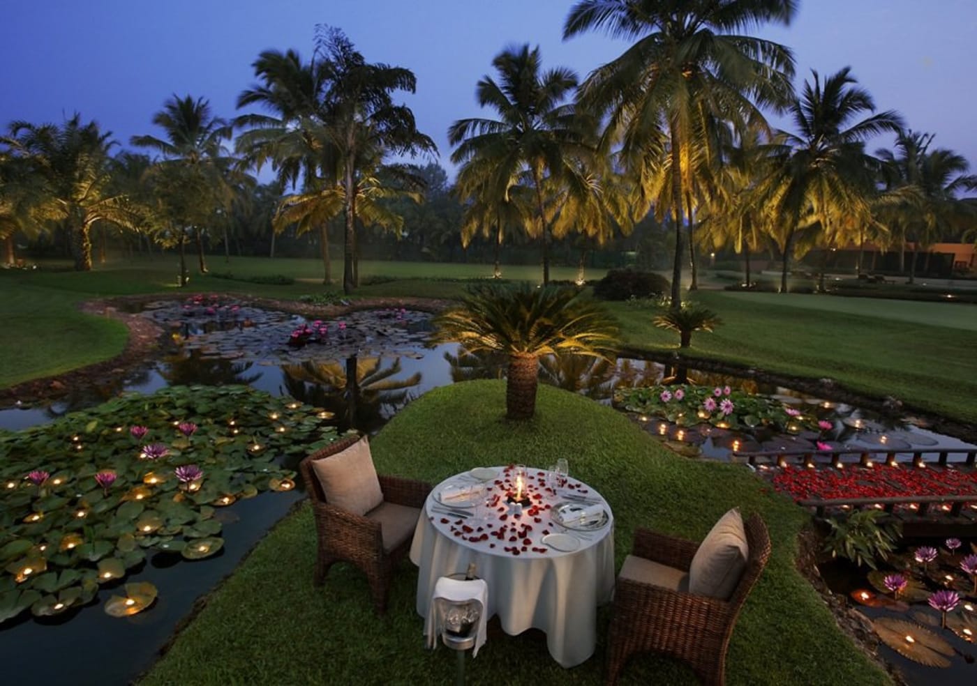 The Leela Goa beach-facing wedding lawn overlooking Arabian Sea — Panigrahana