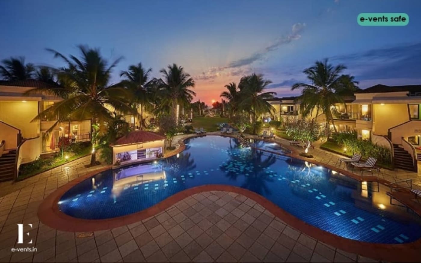 Royal Orchid Beach Resort Spa Goa luxury beachfront wedding venue Calangute North Goa — Panigrahana