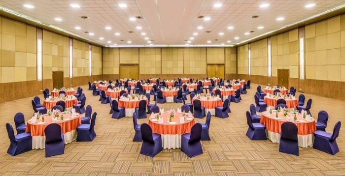 LaLiT Ashok Kalinga venue Bangalore intimate wedding ceremony setup with floral decor — Panigrahana