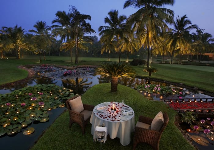 The Leela Goa beach-facing wedding lawn overlooking Arabian Sea — Panigrahana