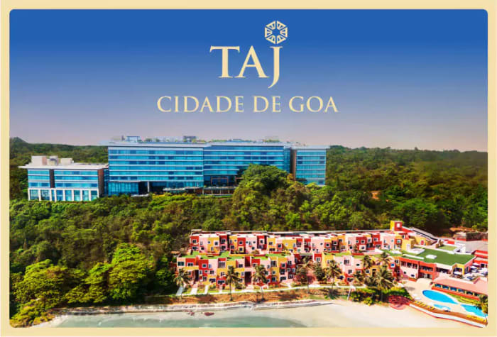 Taj Cidade de Goa Heritage luxury beachfront wedding venue Dona Paula Goa — Panigrahana