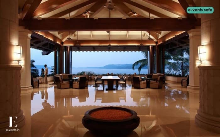 Goa Marriott Resort pool and garden venue for destination wedding events Panaji — Panigrahana