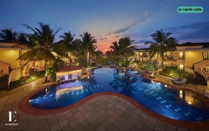 Royal Orchid Beach Resort Spa Goa luxury beachfront wedding venue Calangute North Goa — Panigrahana