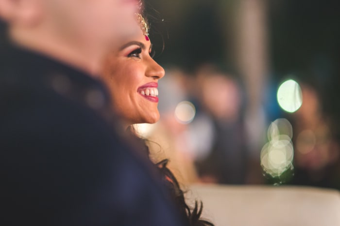 Golden Palms Hotel and Spa Bangalore outdoor wedding with 500-guest capacity on central lawn — Panigrahana