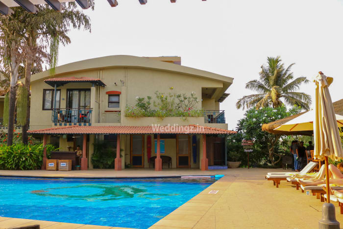 Betalbatim Estate Goa private villa wedding with paddy fields and sea backdrop — Panigrahana