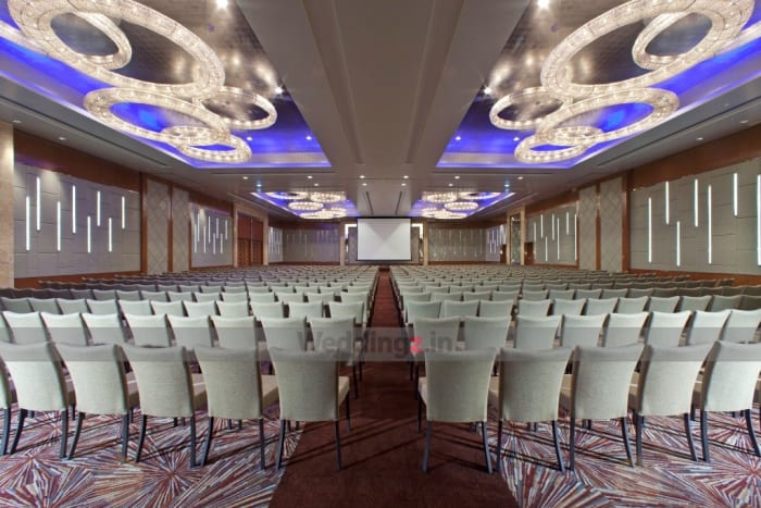 Sheraton Grand Bangalore Brigade Gateway mandap setup for traditional Indian wedding — Panigrahana