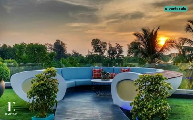 Floral mandap decor at a Goa beach wedding