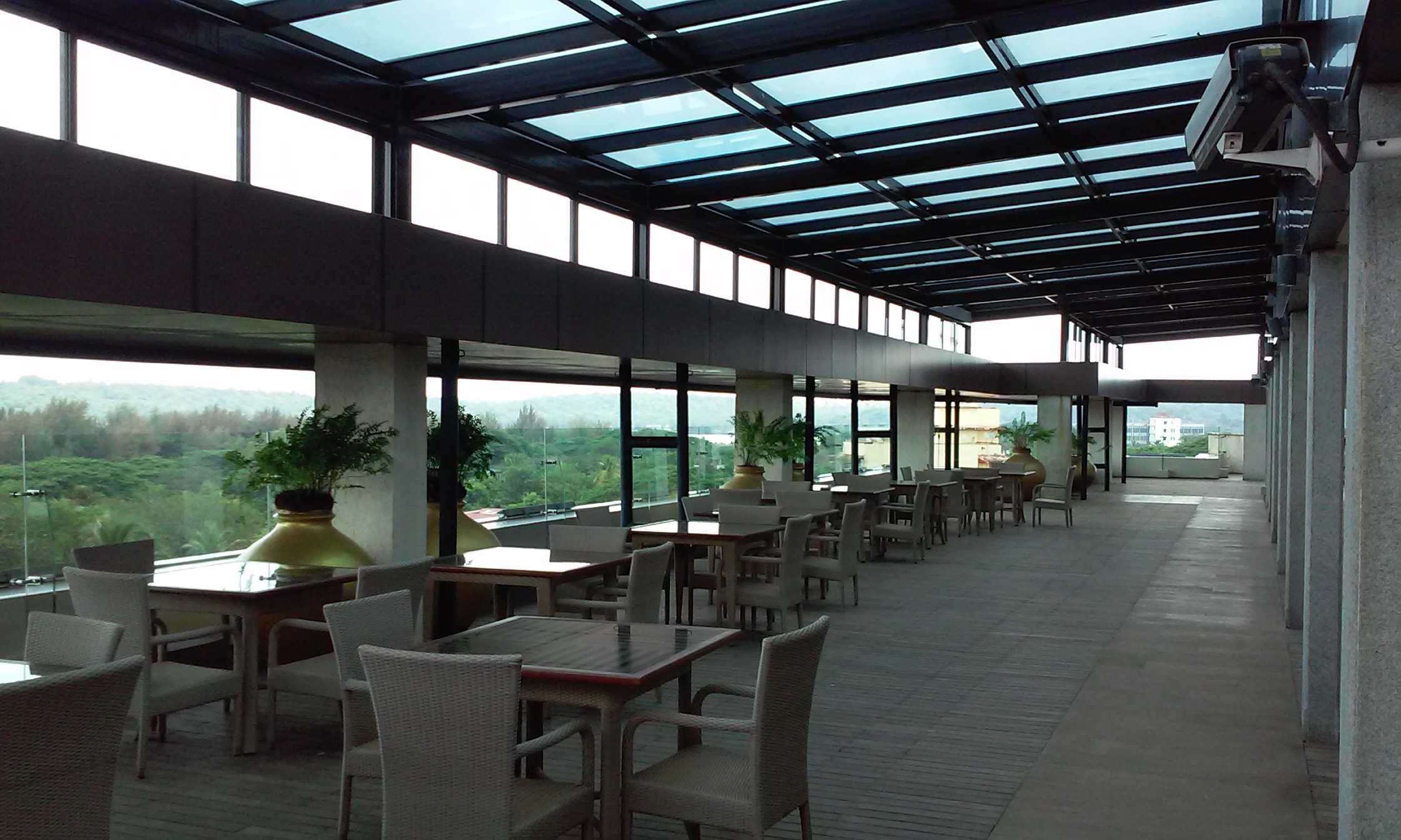 Vivanta by Taj Panaji Goa open courtyard outdoor wedding setup — Panigrahana