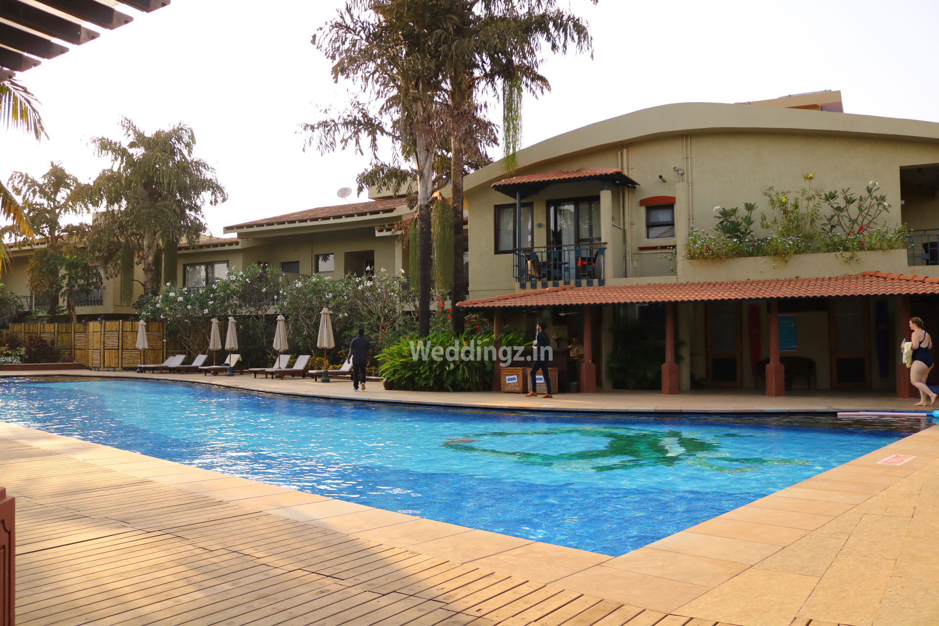 Betalbatim Beach Estate South Goa wedding reception on Praia Brança indoor hall — Panigrahana