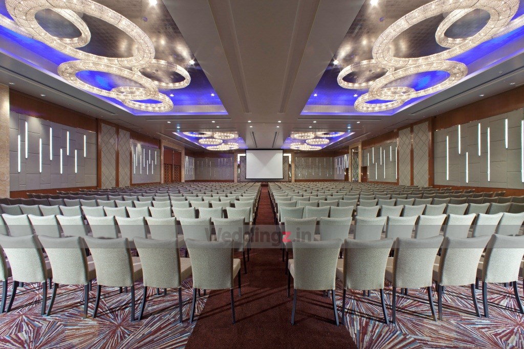 Sheraton Grand Bangalore Brigade Gateway mandap setup for traditional Indian wedding — Panigrahana