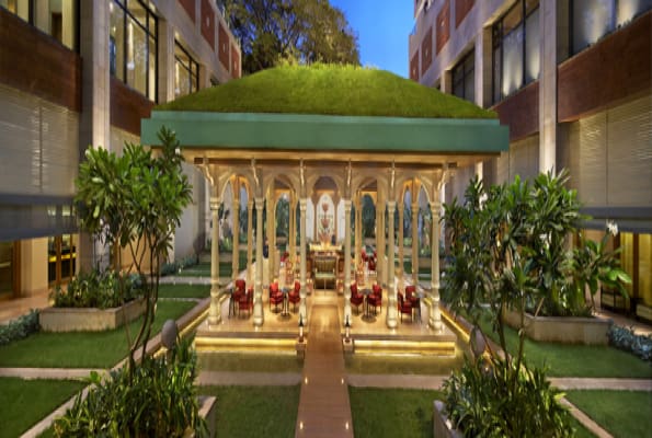 Aryan & Kavitha's Garden Wedding at Taj West End, Bangalore — Panigrahana Weddings