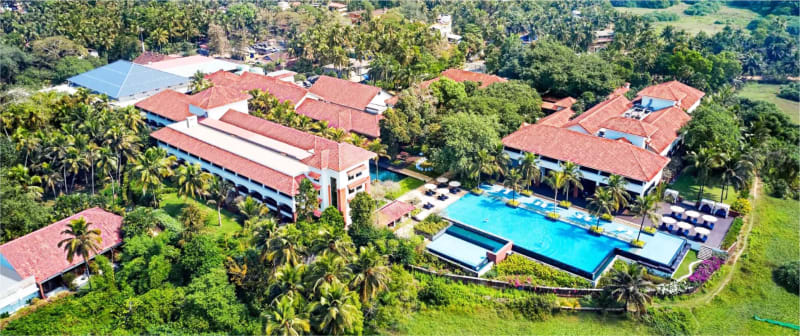 Wedding reception with ocean views in Goa — Panigrahana