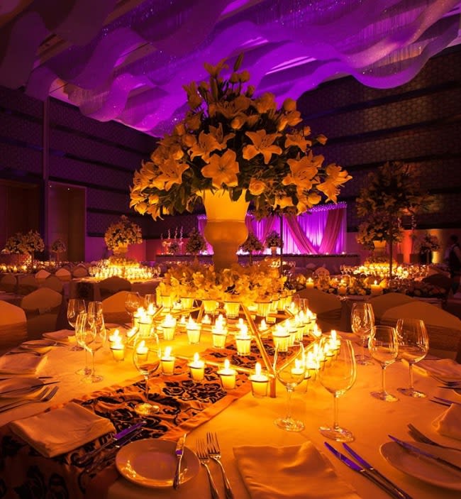 Luxury wedding reception at a five-star Bangalore hotel — Panigrahana