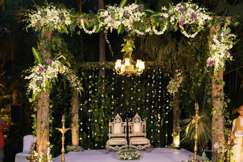 Taj West End outdoor mandap ceremony Heritage Hotel Bangalore