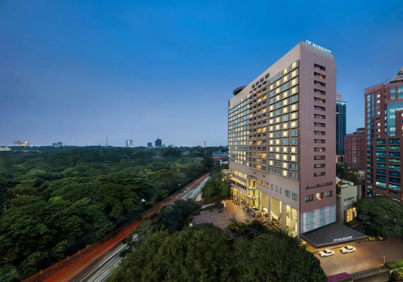 JW Marriott Bangalore NRI wedding decor
