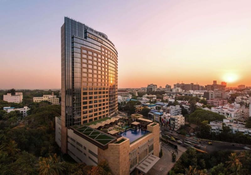 JW Marriott Bangalore 500-guest wedding landscape