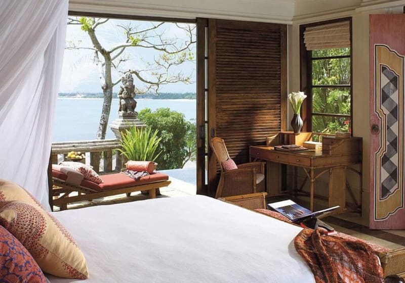 Four Seasons Jimbaran Bali villa garden destination Indian wedding
