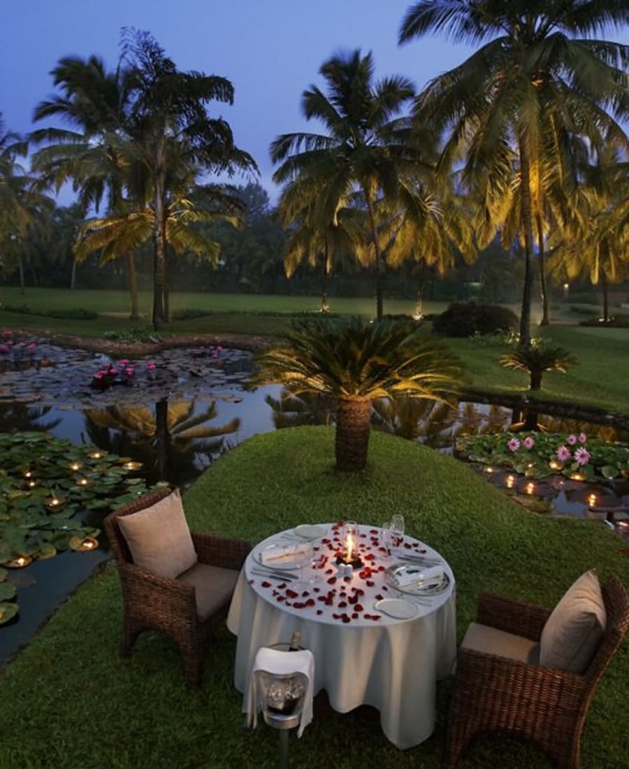 Destination wedding decor designed and delivered at The Leela Goa by Panigrahana