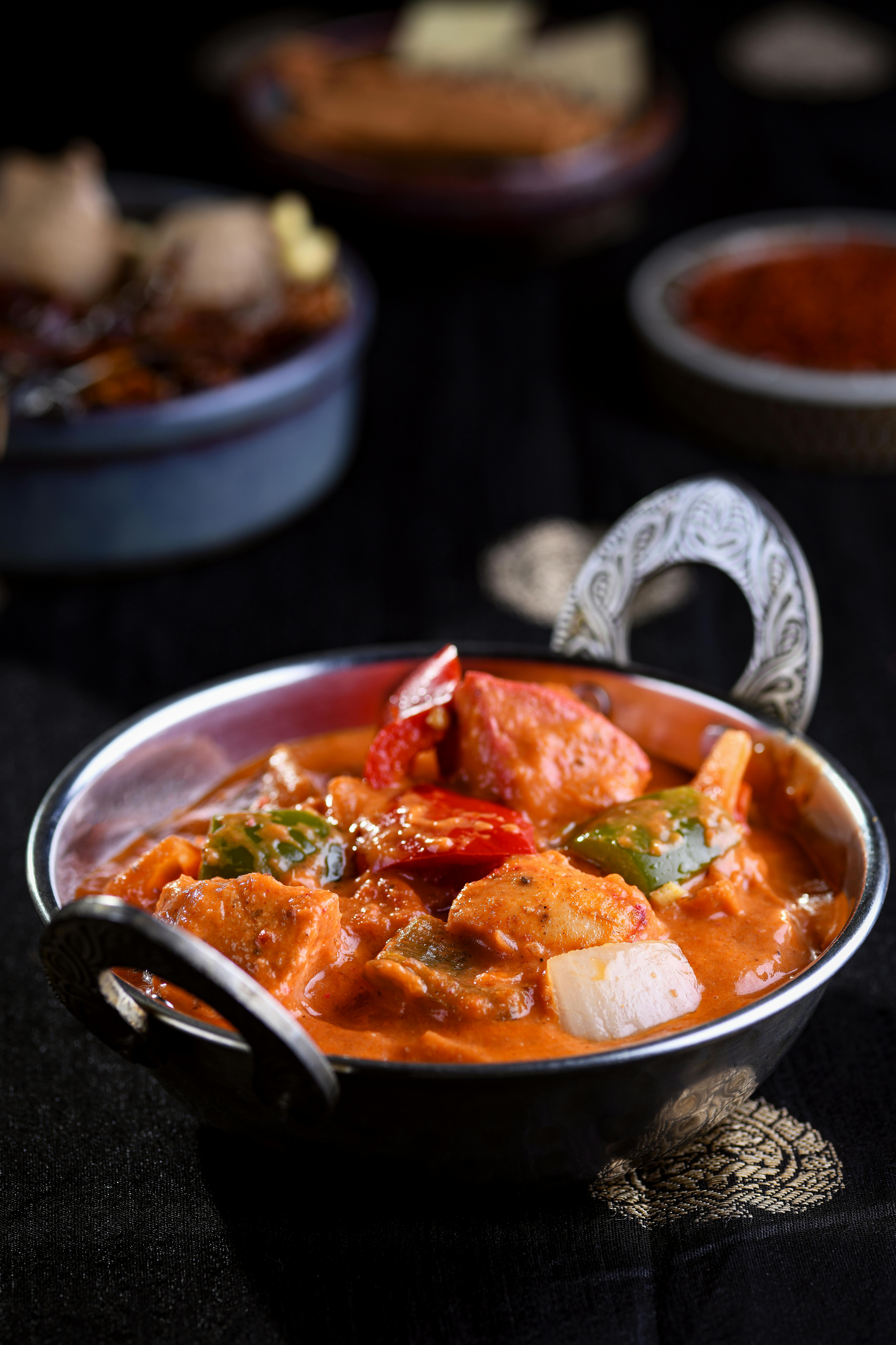 Piatto di curry indiano servito al ristorante Indian Curry di Catania