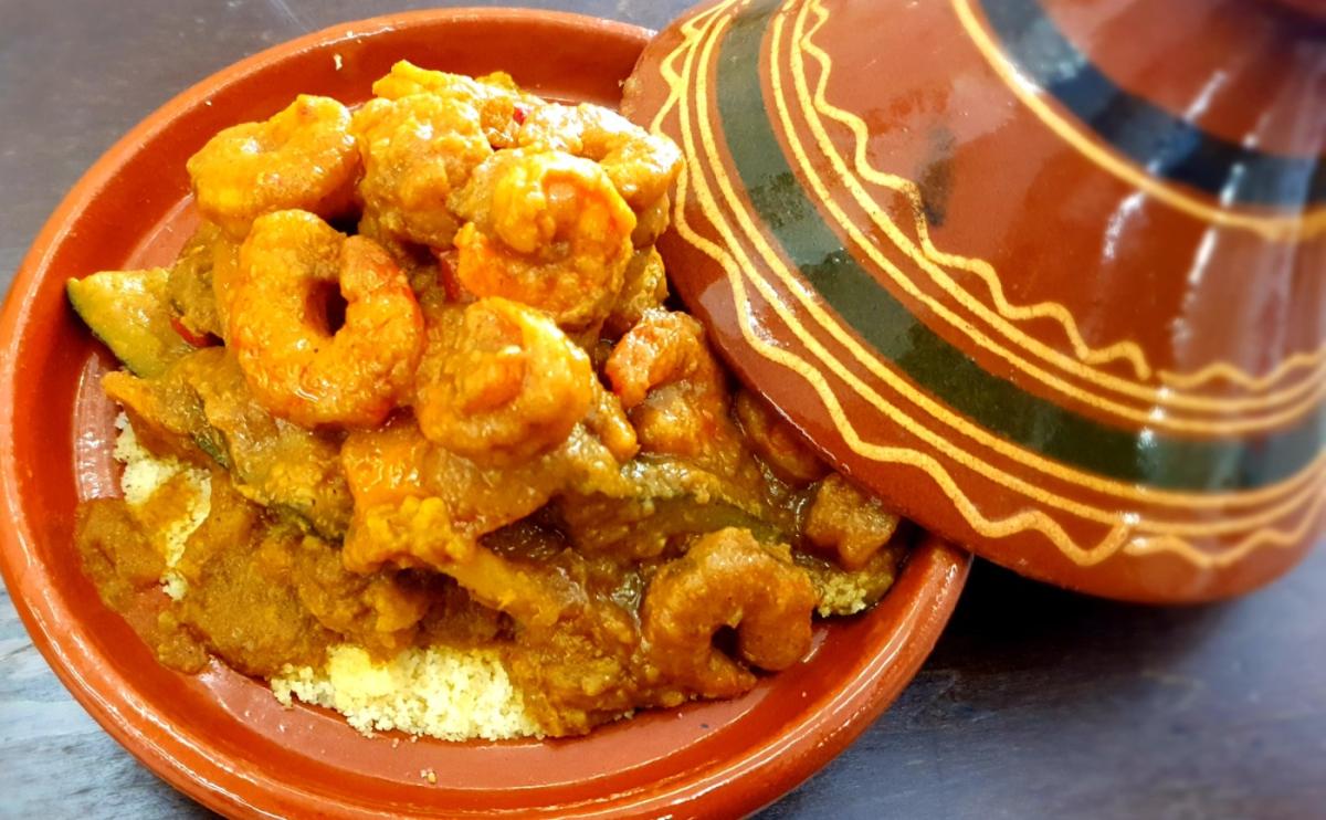 COUSCOUS CON GAMBERI E VERDURA