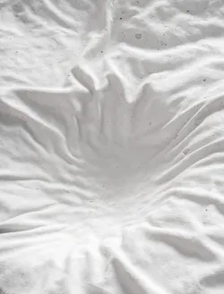 Closup of wall sculpture in plaster - Izabel Lind