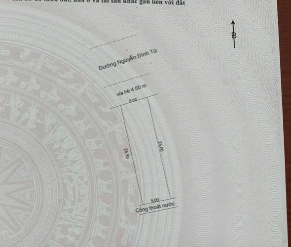 Prime Frontage Land on Nguyen Dinh Tu Street for Sale — photo 1