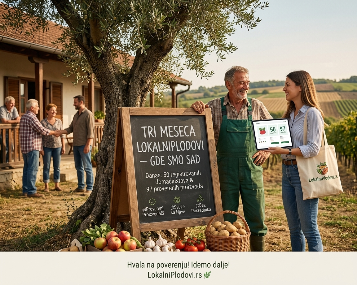 Tri meseca LokalniPlodovi GDE SMO SAD