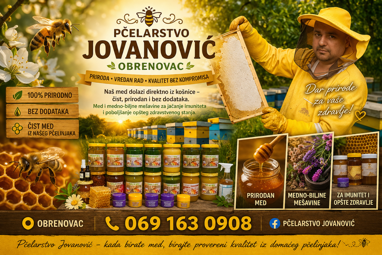 Pčelarstvo Jovanović Obrenovac – Obrenovac