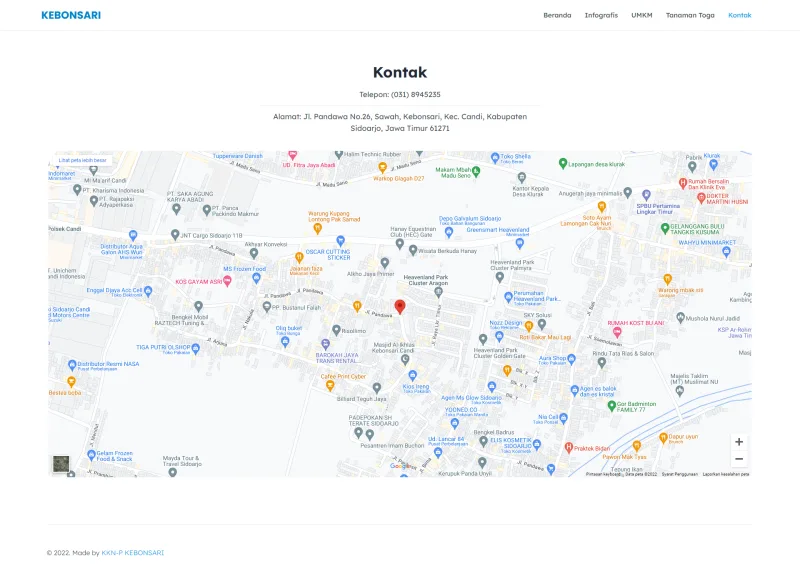 Contact Page