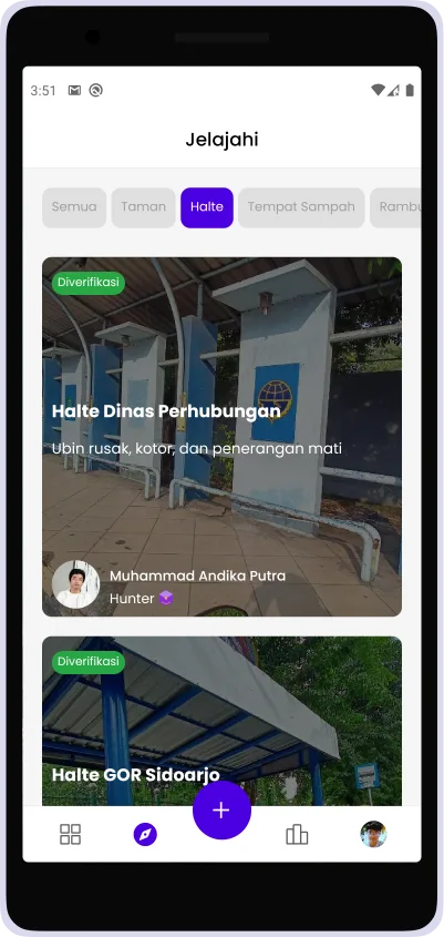 Explore Screen
