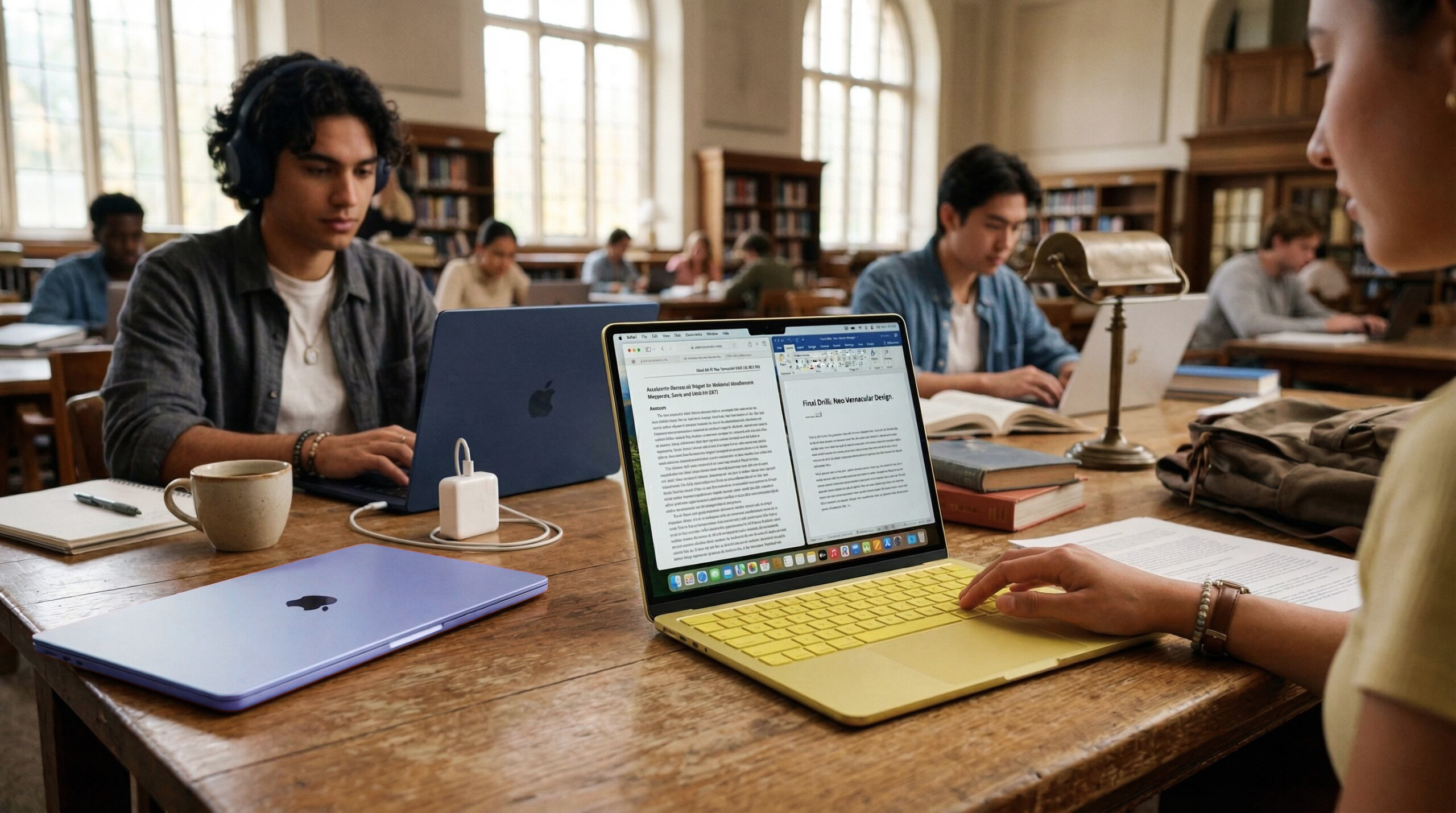 MacBook using a student with student discount workspace