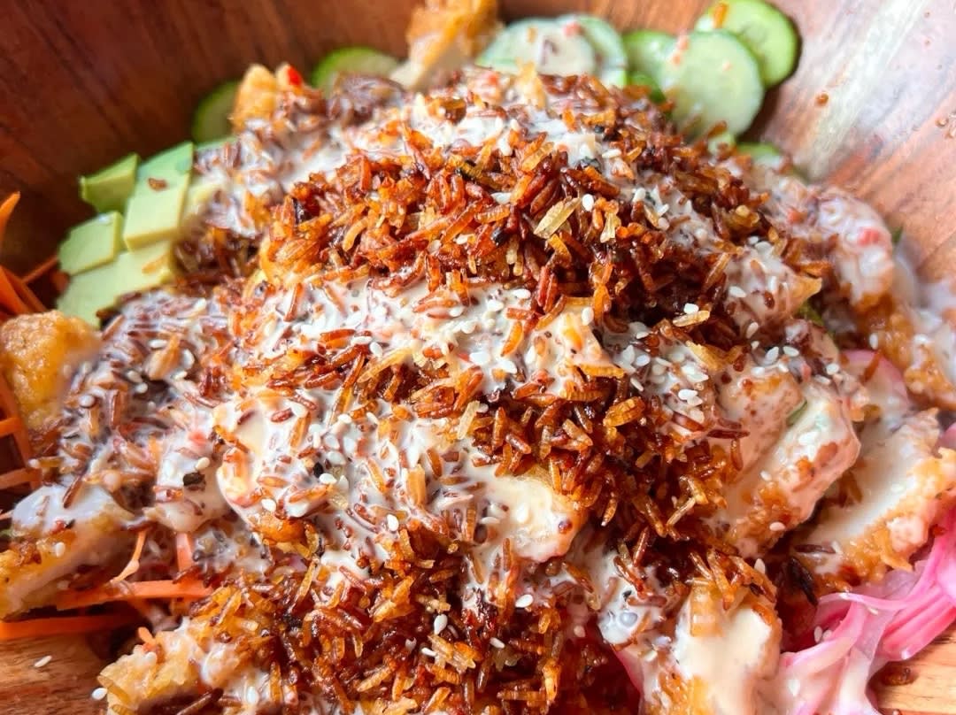 Photo of Crispy Rice Chicken Salad