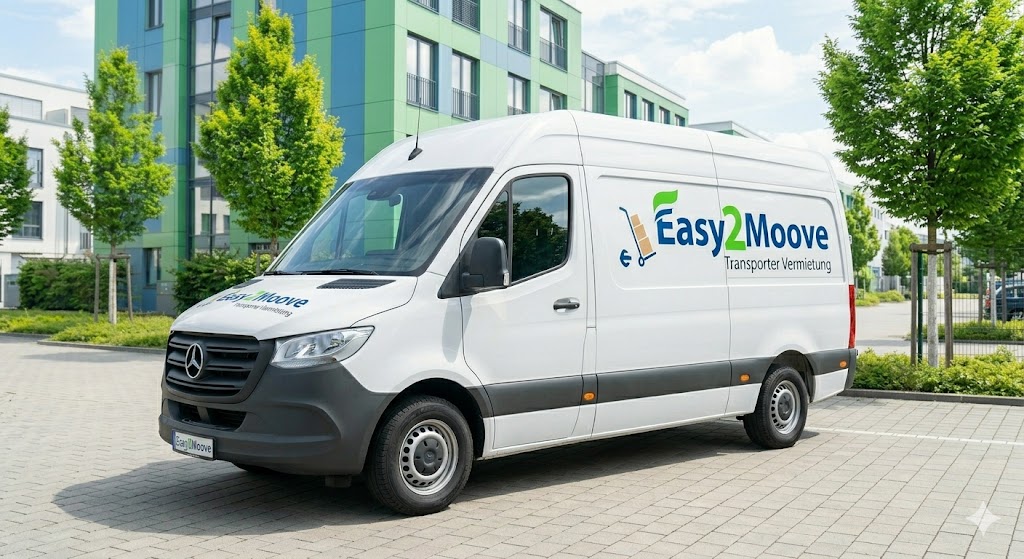 Moderne Transporter zum Mieten