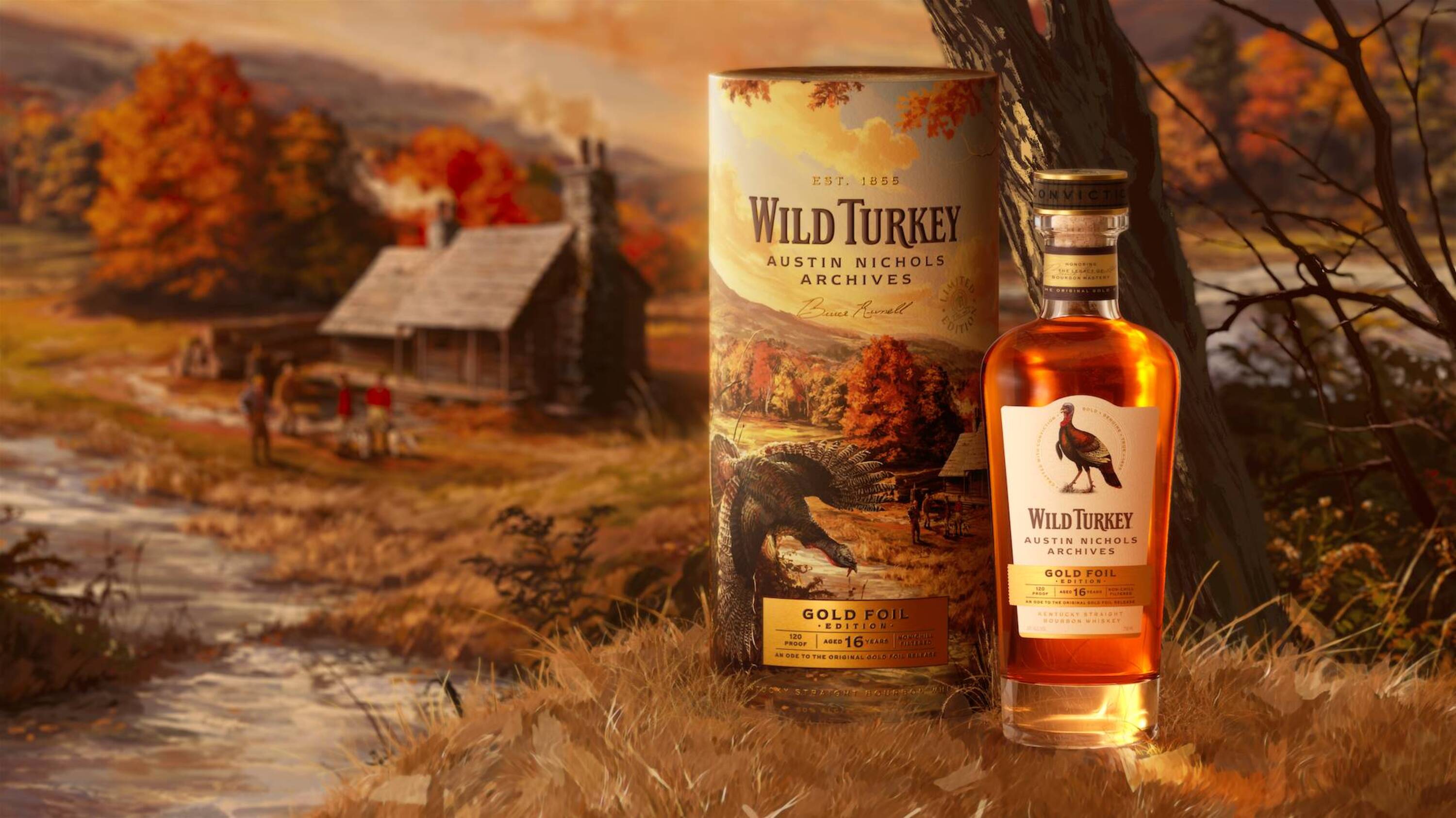 Wild Turkey Unveils Rare 16-Year-Old Gold Foil Bourbon