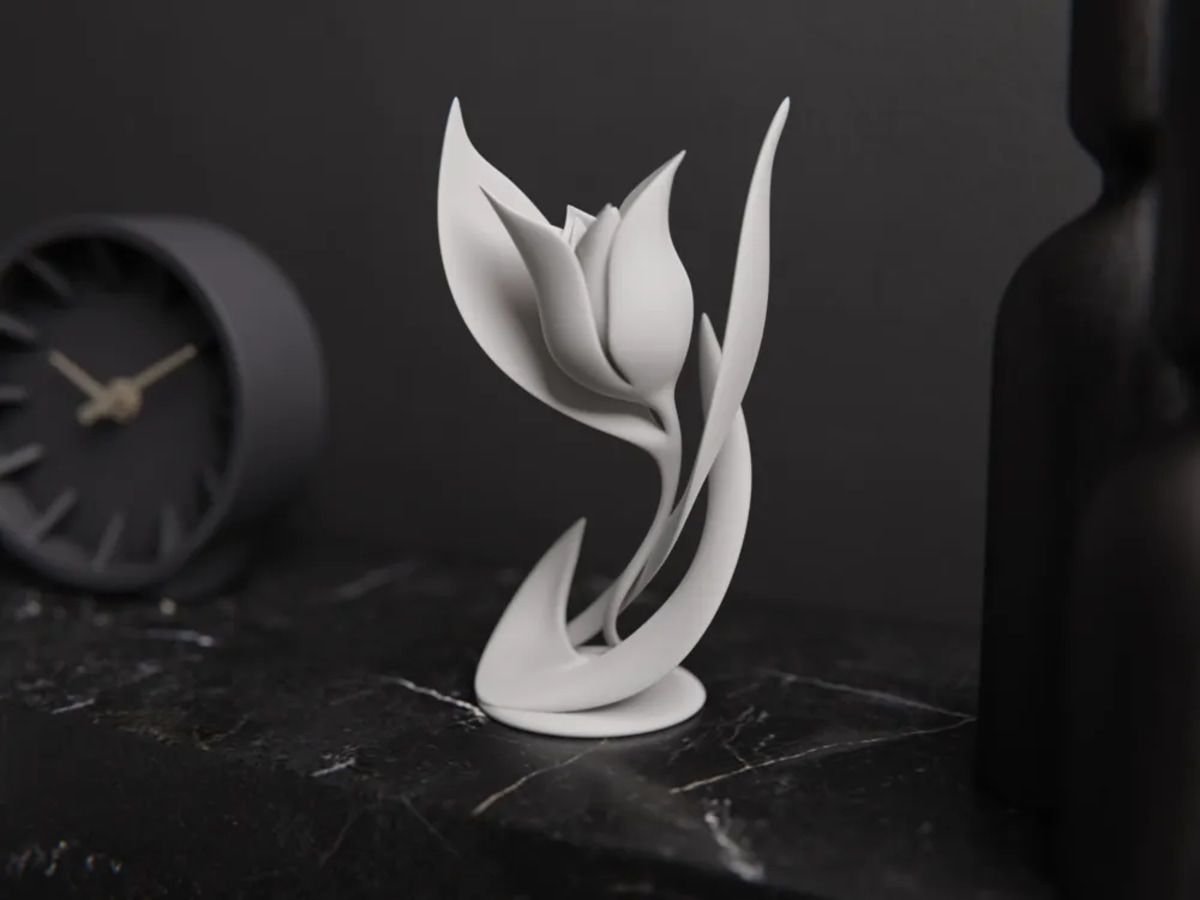 Tulipe Décorative imprimée en 3D