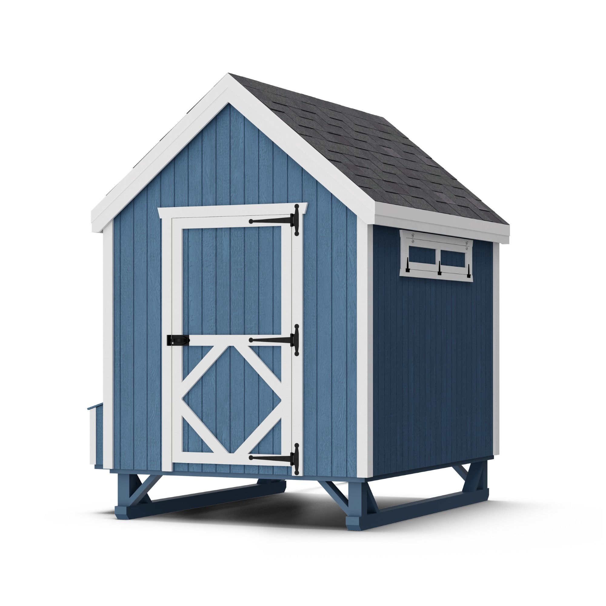 Colonial Gable Coop door graphic