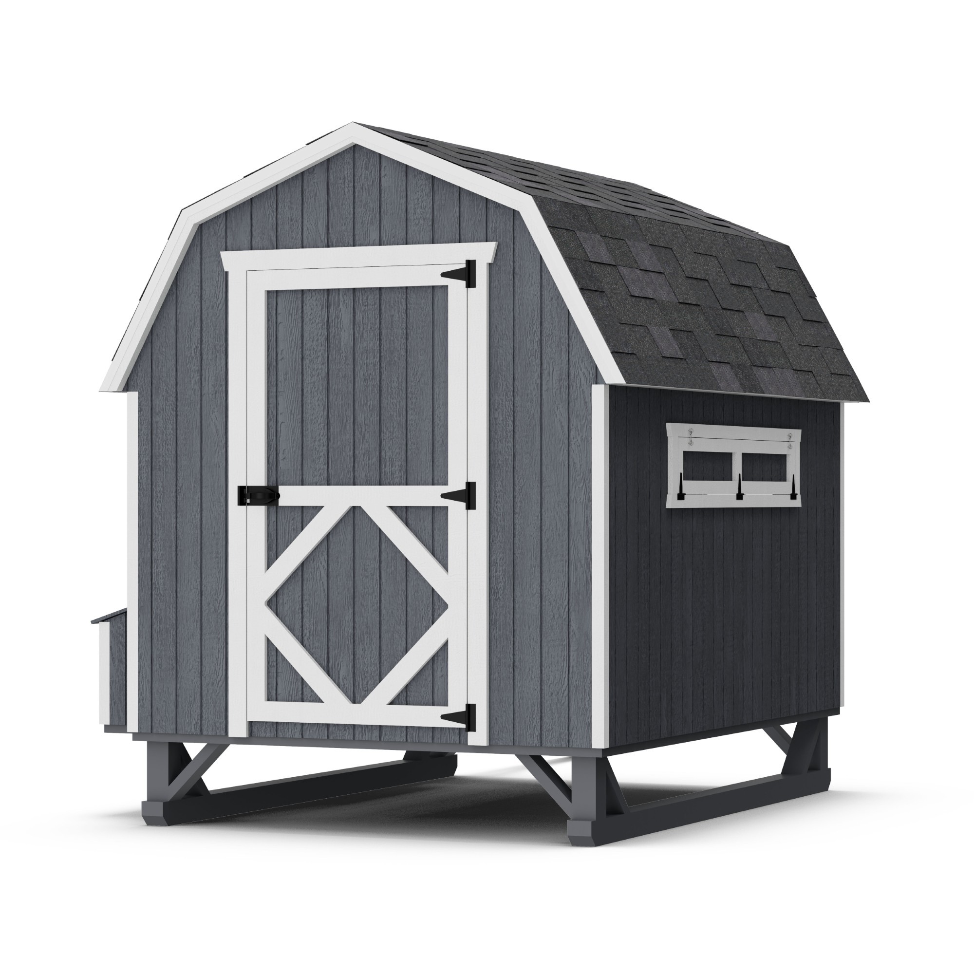 Gambrel Barn Coop door graphic