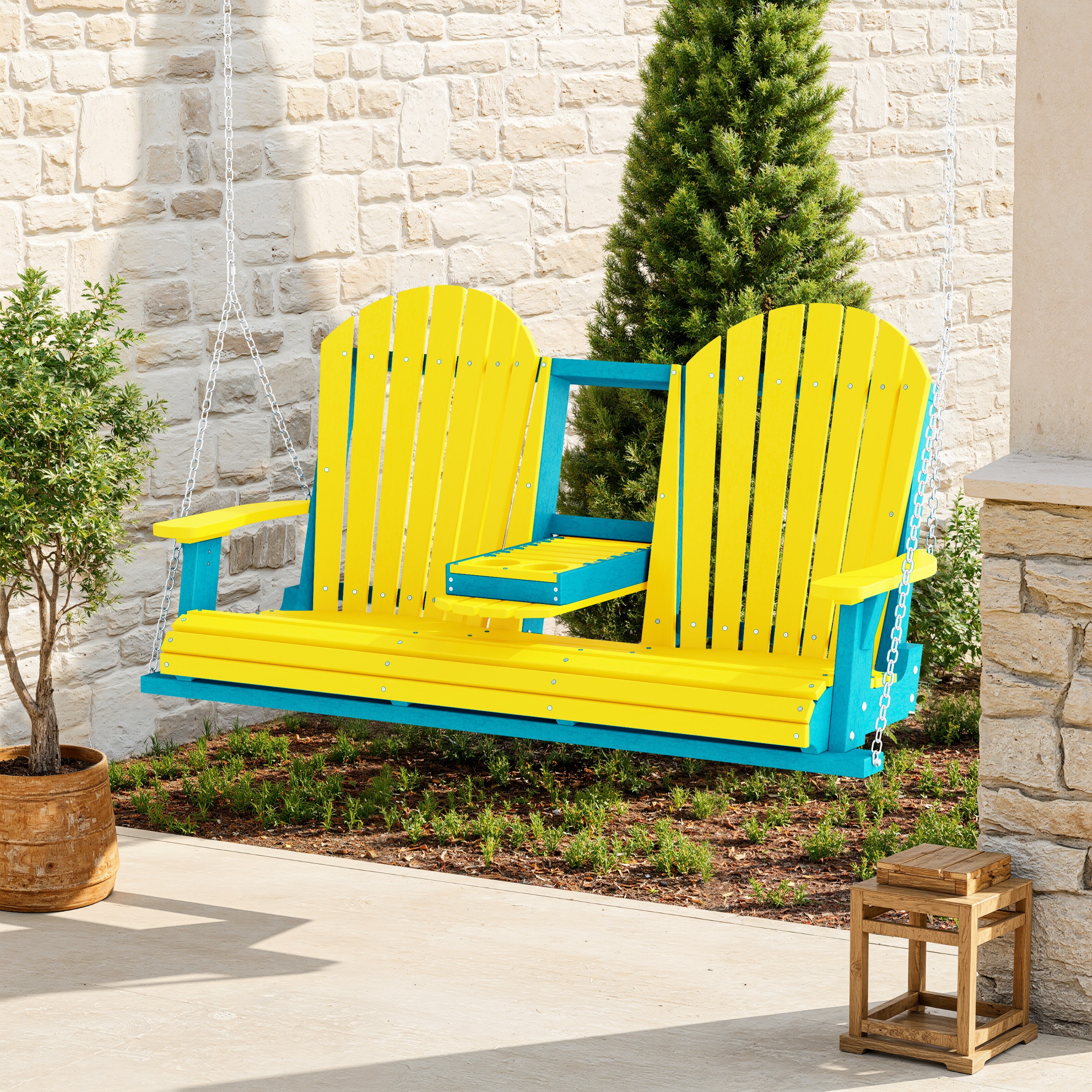 Heritage Adirondack Console Swing