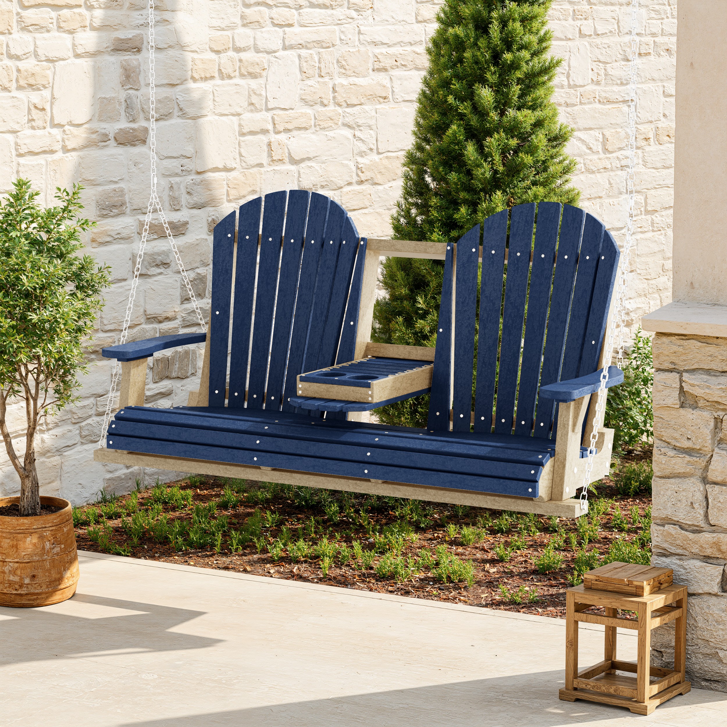 Heritage Adirondack Console Swing