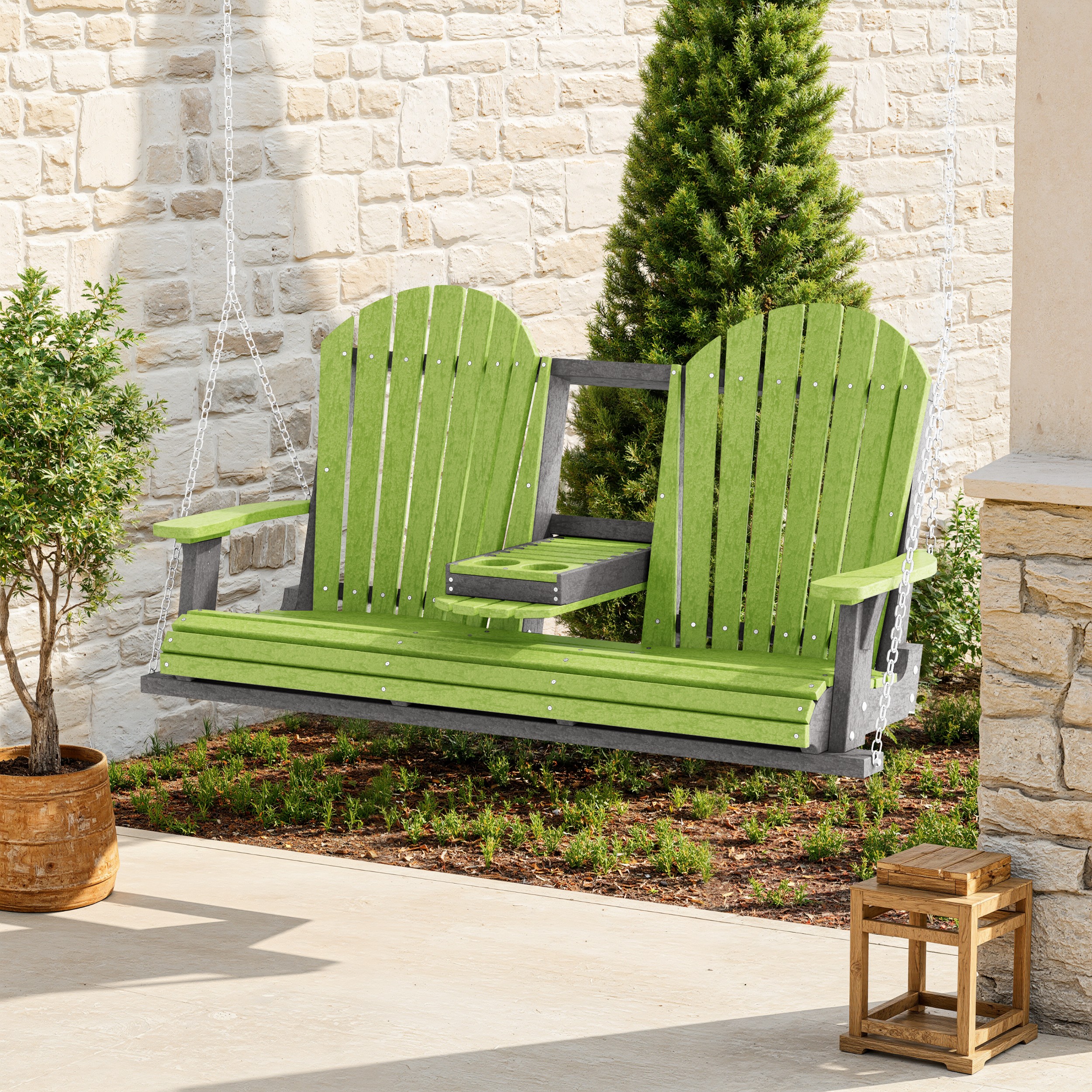 Heritage Adirondack Console Swing