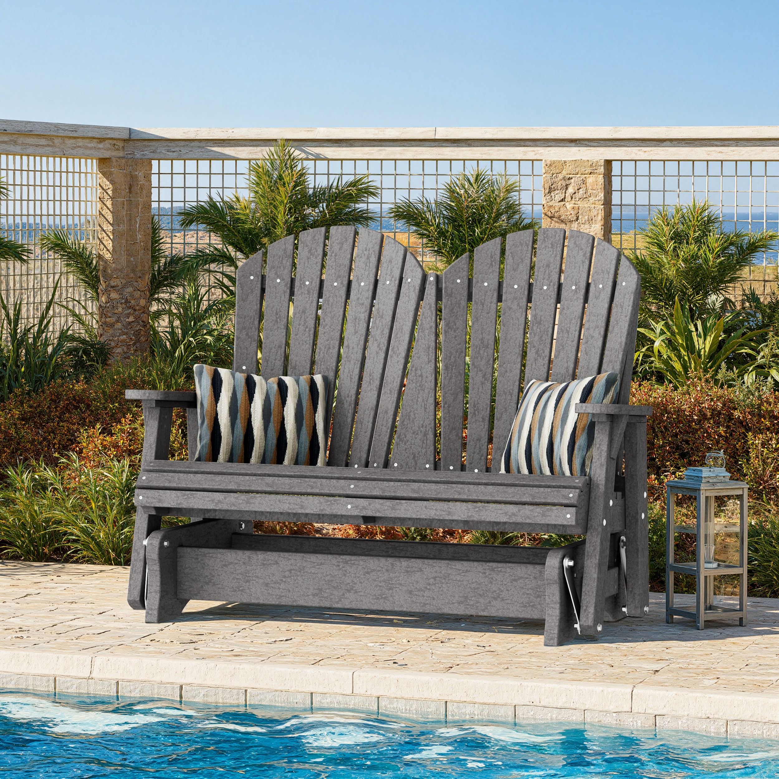 Heritage Double Adirondack Glider