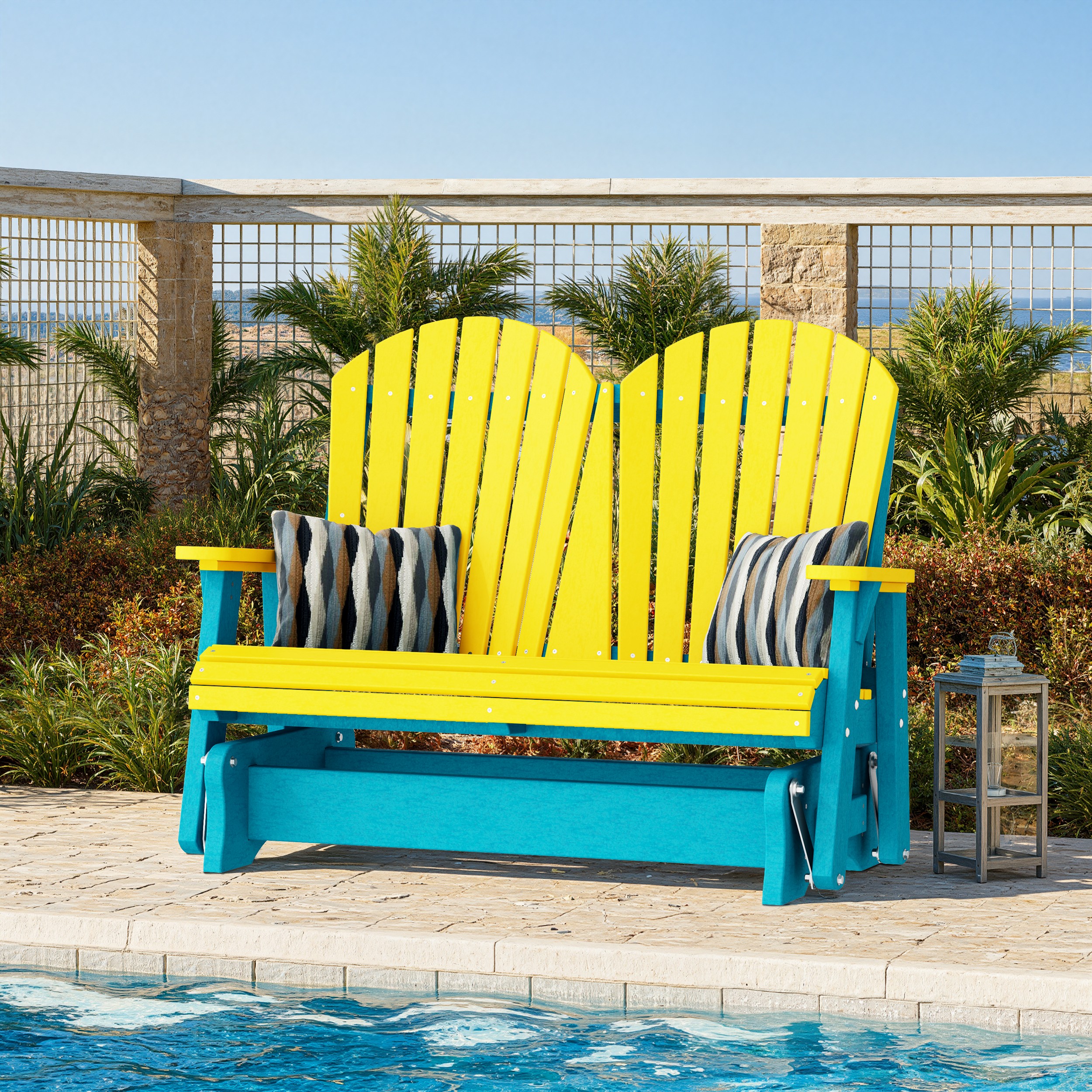 Heritage Double Adirondack Glider